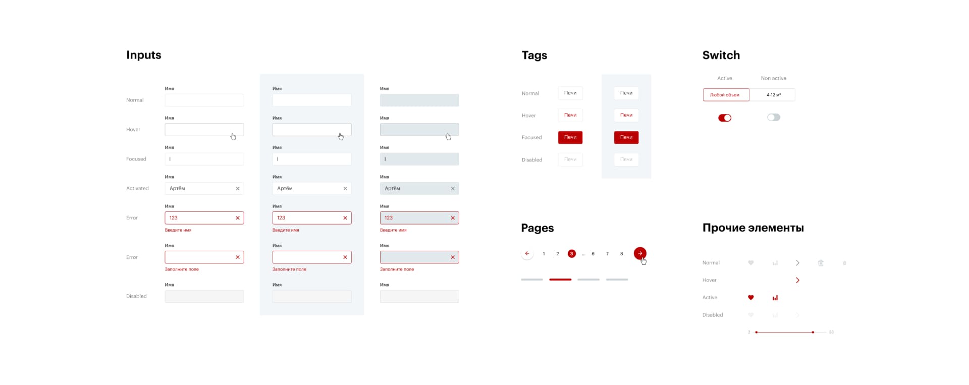 95 градусов. Примеры интерфейсов формы